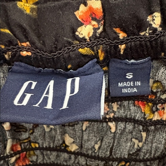 GAP Puff‎ Sleeve Smocked Mini Dress Floral Babydoll Puff Sleeves Size S - Picture 7 of 11